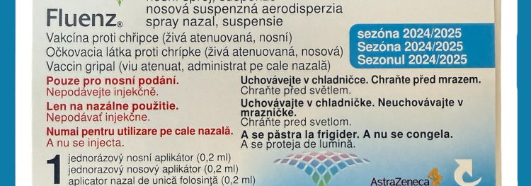 Fluenz objednávkový formulář